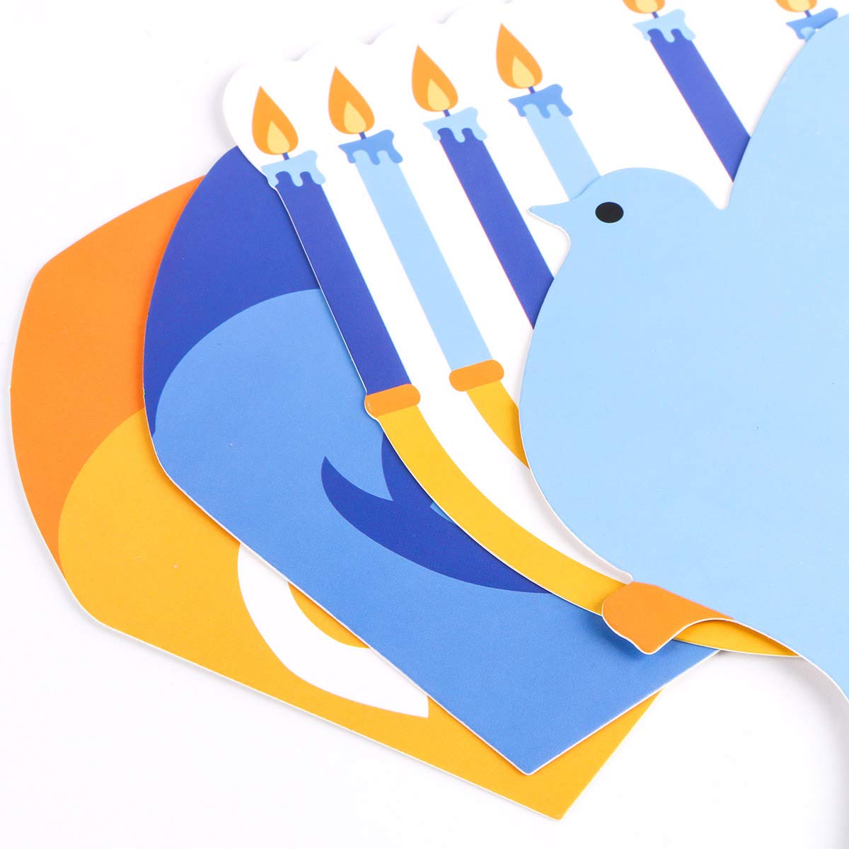 25Ct Hanukkah Party Photo Booth Props - Holiday Chanukah Party Decorations Supplies Favors Cosplay Props